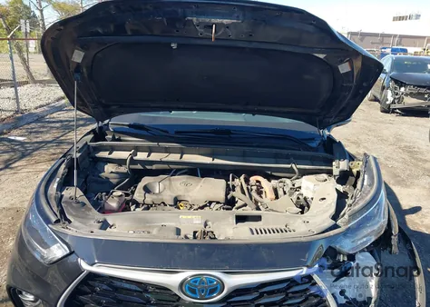 2021 Toyota Highlander Hybrid Xle из США, поврежденный, VIN 5TDHBRCHXMS524648